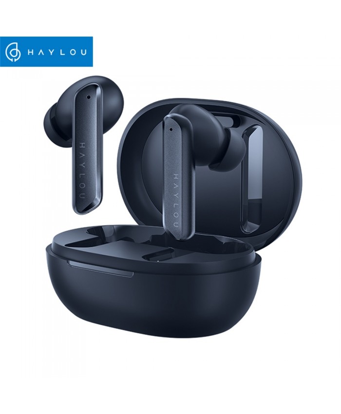 Haylou W1 TWs Wireless Earbuds QCC 3040 Bluetooth 5.2 ,Apt-X/AAC Moving iron + Moving coil 20h battery life HD Stereo Sound with 4 Mic,  ENC, Noise Cancelling,